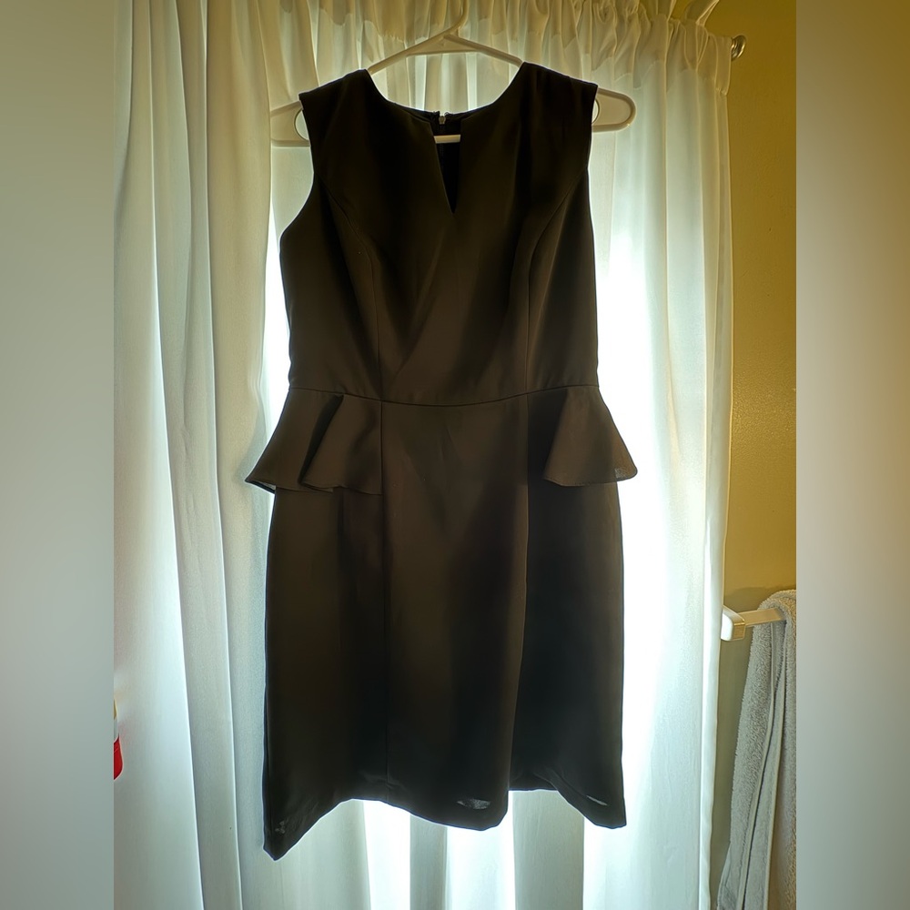 MM Couture size M Black Peplum Dress MMCD2596